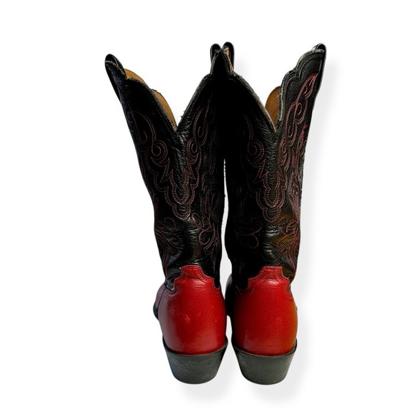 Ariat Heritage R Toe Boots Red Leather Women's Size 9 B Western Cowgirl - Picture 7 of 15